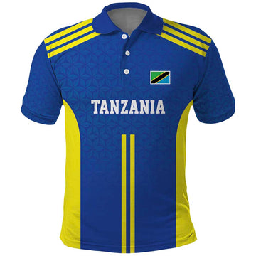 Tanzania Football Custom Polo Shirt Taifa Stars Go Champion LT9