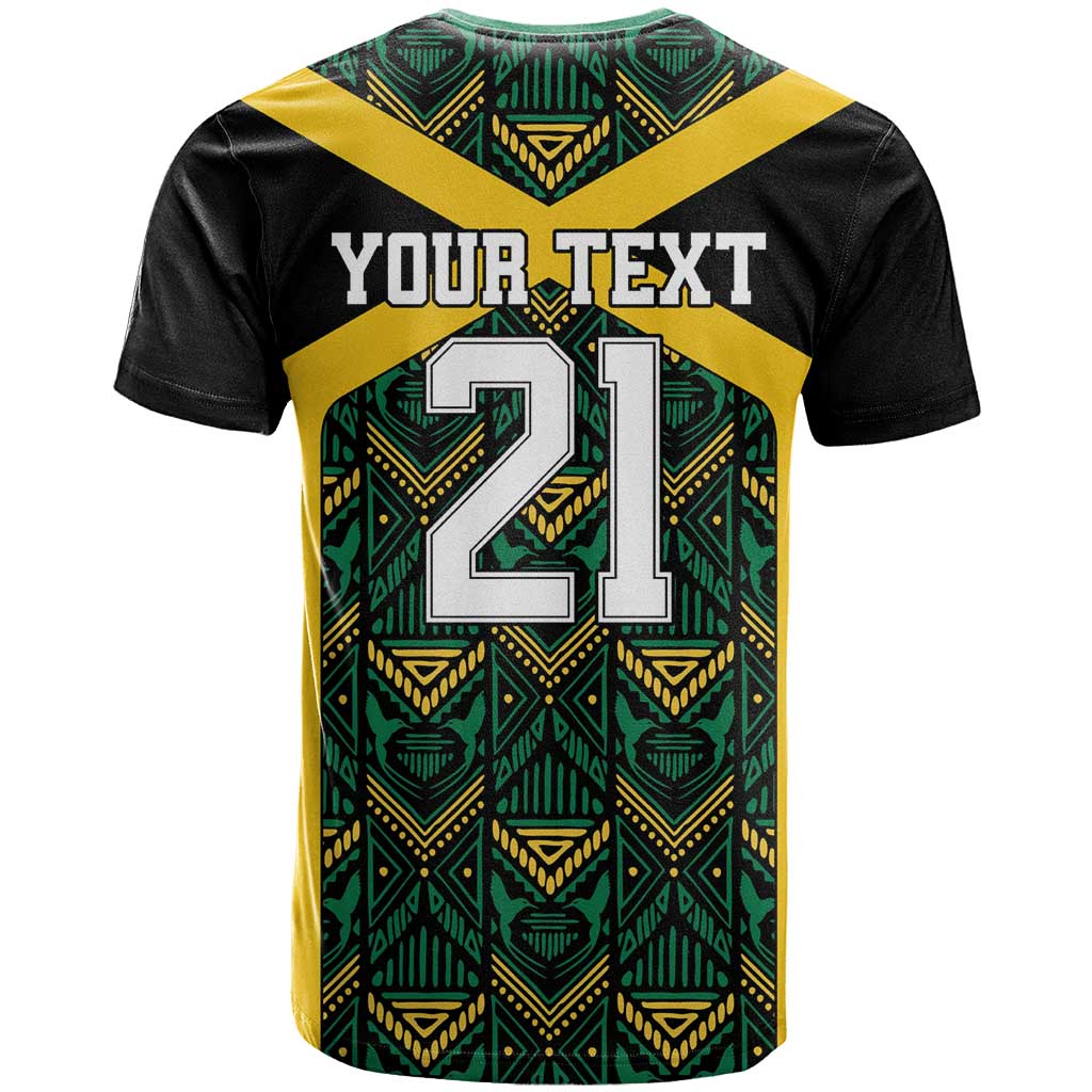 Afro-Jamaicans Football Custom T shirt Black Ethnic Motifs LT9