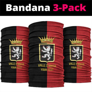 Personalized Italy Aosta Valley Neck Gaiter Inspiration Flags Style LT9