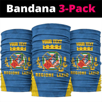 Personalized Italy Lazio Neck Gaiter Inspiration Flags Style LT9