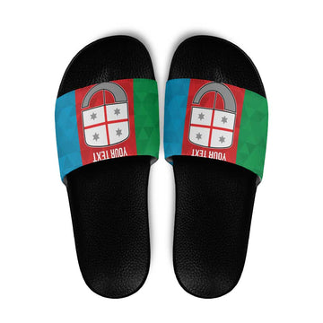 Personalized Italy Liguria Slide Sandals Inspiration Flags Style LT9