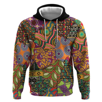 Traditional Ethnic African Vintage Motifs Hoodie LT9