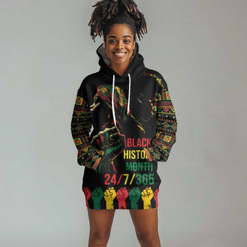 When I'm Born I'm Black Hoodie Dress Black History Black Month LT9