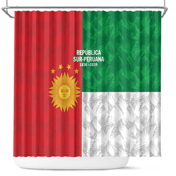 Republic of South Peru Shower Curtain Version 1836 - 1839 LT9