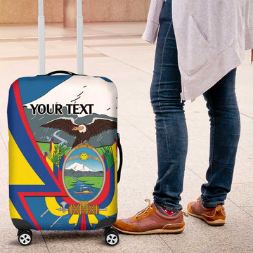 Ecuador Independence Day Personalized Luggage Cover Pro Deo Patria et Libertate LT9
