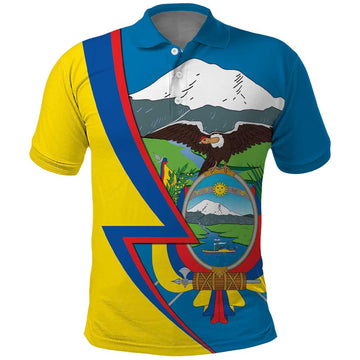 Ecuador Independence Day Personalized Polo Shirt Pro Deo Patria et Libertate LT9