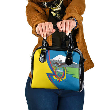 Ecuador Independence Day Personalized Shoulder Handbag Pro Deo Patria et Libertate LT9