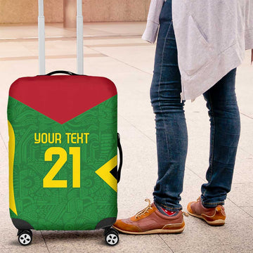Golden Jaguars Fan Pride Custom Luggage Cover Support Green Gold and Glory LT9