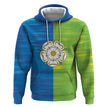 Yorkshire Heritage Personalized Hoodie East Yorkshire White Rose LT9