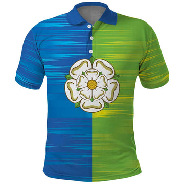 Yorkshire Heritage Personalized Polo Shirt East Yorkshire White Rose LT9