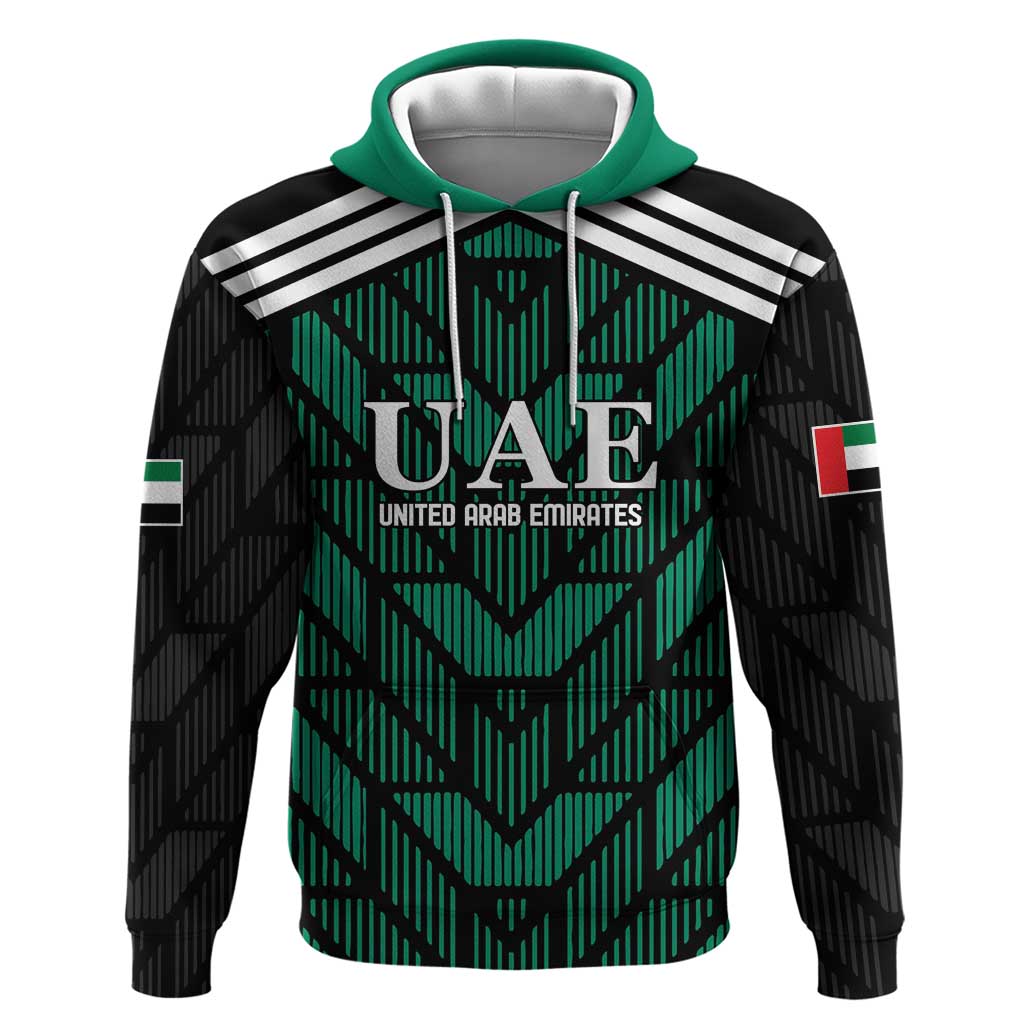 Custom UAE Football Hoodie Green Concept 19-2020 LT9