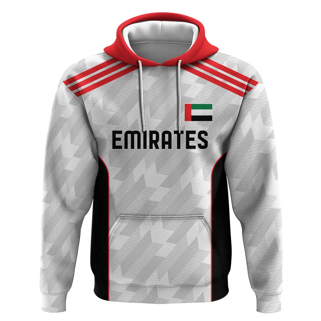 Custom UAE Football Hoodie The Whites Concept 19-2020 LT9