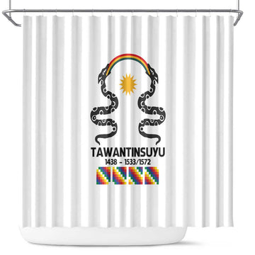 Inca Empire Tawantinsuyu Shower Curtain Realm of the Four Parts LT9
