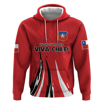 Chile Football Custom Hoodie Chi Chi Chi Le Le Le Viva Chile LT9