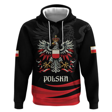 Poland National Flag Day Personalized Hoodie Polsk Eagle Proud to be Poland LT9