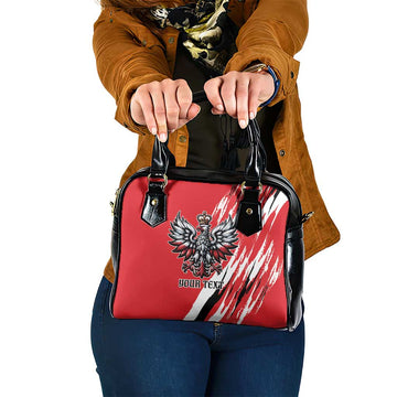 Poland National Flag Day Personalized Shoulder Handbag Polsk Eagle Simple Style LT9