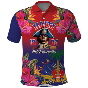 Haiti Toussaint Louverture Personalized Polo Shirt Haitian Revolution 1804 LT9