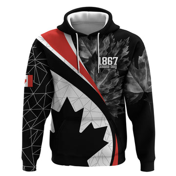 Personalized Canada Day Sine 1867 Hoodie With National Maple Leaf LT9