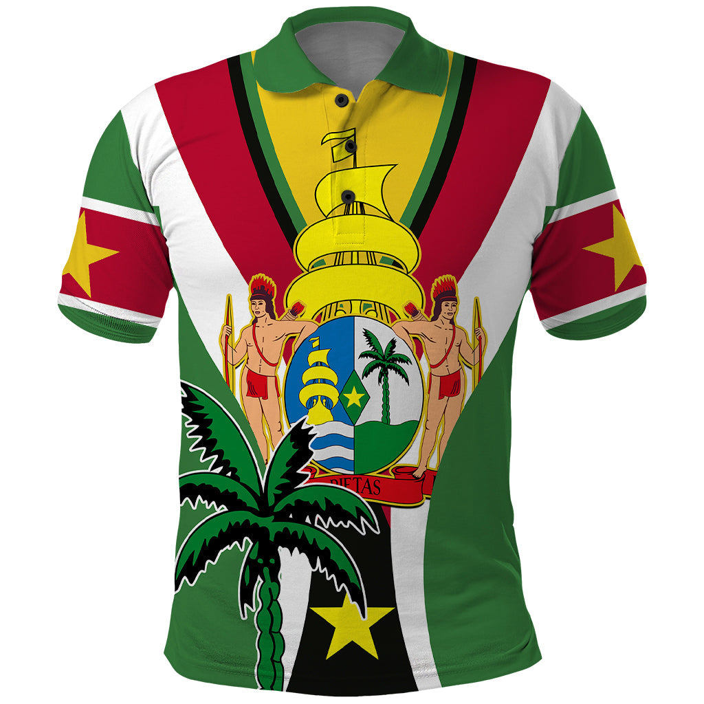 Custom Suriname Polo Shirt Emancipation Day LT9