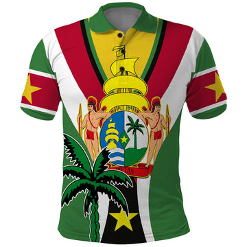 Custom Suriname Polo Shirt Emancipation Day LT9