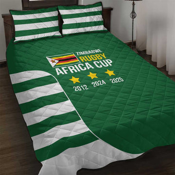 Zimbabwe Rugby History Champion Quilt Bed Set One For The History Sables LT9