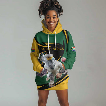 Secretary Bird South Africa Cricket Custom Hoodie Dress Unique Pattern LT9