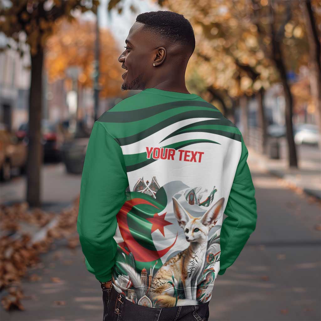 Algeria Fennec Fox Personalized Sweatshirt with Algerian Culture and Nature LT9