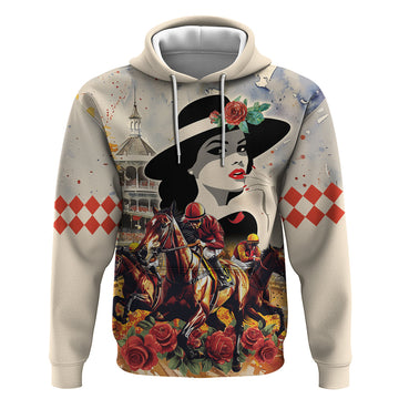 Personalized Kentucky Ladies Hoodie The Run For The Roses Derby LT9