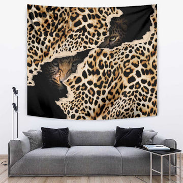 Afro Leopard Skin Pattern Tapestry Version 02 LT9