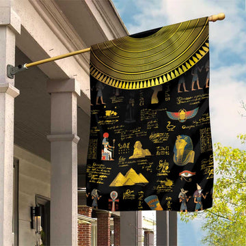Ancient Egypt and Hieroglyphs Garden Flag LT9