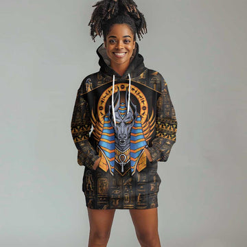 Egyptian Anubis Hoodie Dress Ancient Egypt Culture LT9