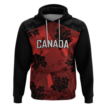 Custom Canada Rugby Hoodie Maple Leaf With Sporty Style LT9