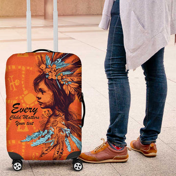 Awareness for Indigenous Orange Day Luggage Cover Canadian Indigenous Art LT9
