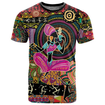 African Women Ethnic Motifs T shirt LT9