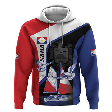 Caribbean Saba Personalized Hoodie Remis Velisque Sail the Seas LT9
