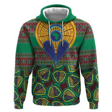 African Pattern Traditional Kanga Style Hoodie LT9