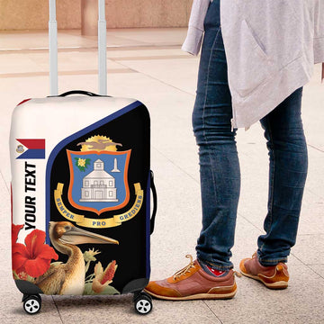 Caribbean Sint Eustatius Personalized Luggage Cover Statia Superba et confidens LT9