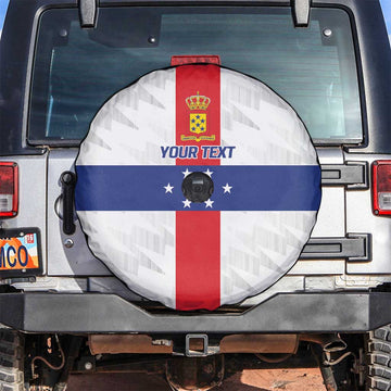 Personalized Nederlandse Antillen 1959-1986 Spare Tire Cover Simple Flag Style LT9