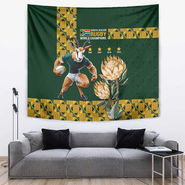 South Africa Rugby History World Champions Tapestry Springboks Make History LT9