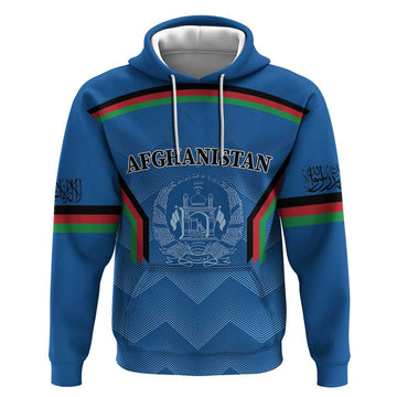 Custom Afghanistan Cricket Hoodie Afghan Coat Of Arm with Special Flag LT9