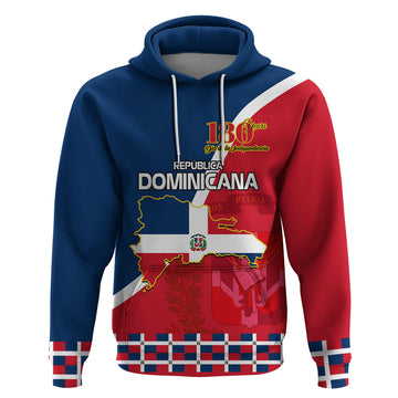 Dominican Republic 180th Years Independence Day Personalized Hoodie LT9