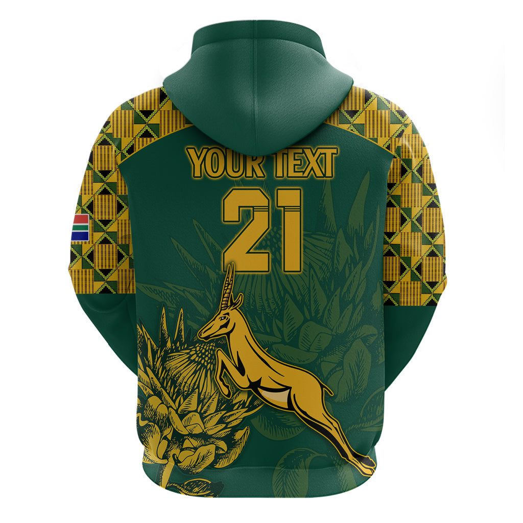 Custom South Africa Rugby Hoodie Springboks Proud The Champions LT9