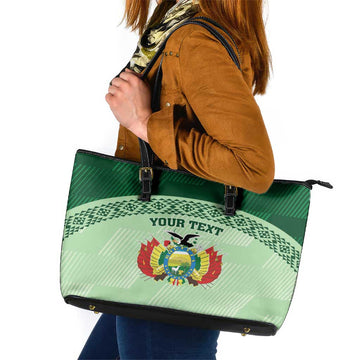 Custom La Verde Bolivia Football Leather Tote Bag Est 1926 Newest Version LT14