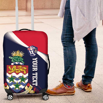 Custom Cayman Islands Cricket Luggage Cover 2025 Sporty Style LT14