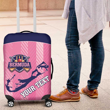Custom Bermuda Cricket Luggage Cover Go Gombey Warriors LT14