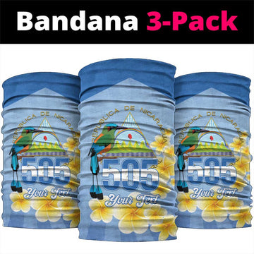 Personalized Nicaragua Independence Day Neck Gaiter 505 Proud Guardabarranco Sacuanjoche LT14