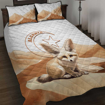 Afro Algeria Fennec Fox Quilt Bed Set Algerian Sahara Vulpes zerda LT14