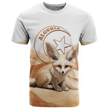 Afro Algeria Fennec Fox T shirt Algerian Sahara Vulpes zerda LT14