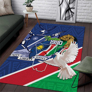 Afro Namibia Independence Day Area Rug Namibian 1990 African Pattern LT14