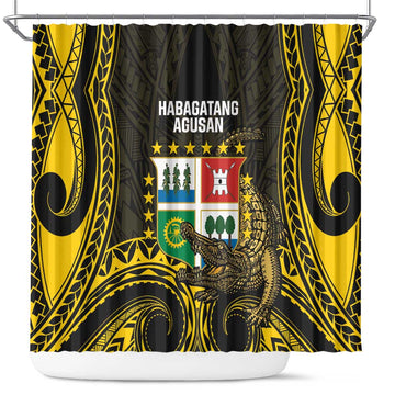 Agusan del Sur Philippines Shower Curtain Habagatang Agusan Lolong LT14